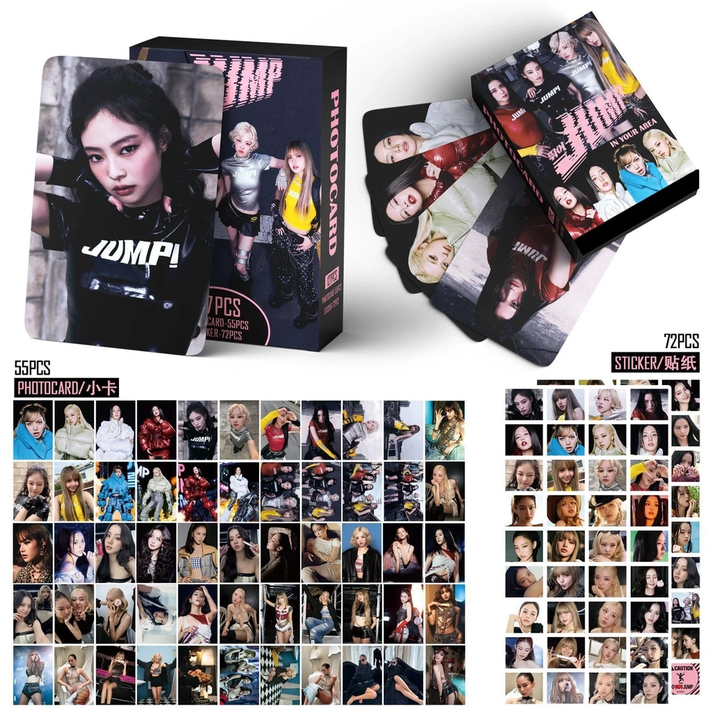 [AE-1005010332341595] Lot de 127 photocards K-pop + autocollants (style lomo) – idéal collection & cadeau