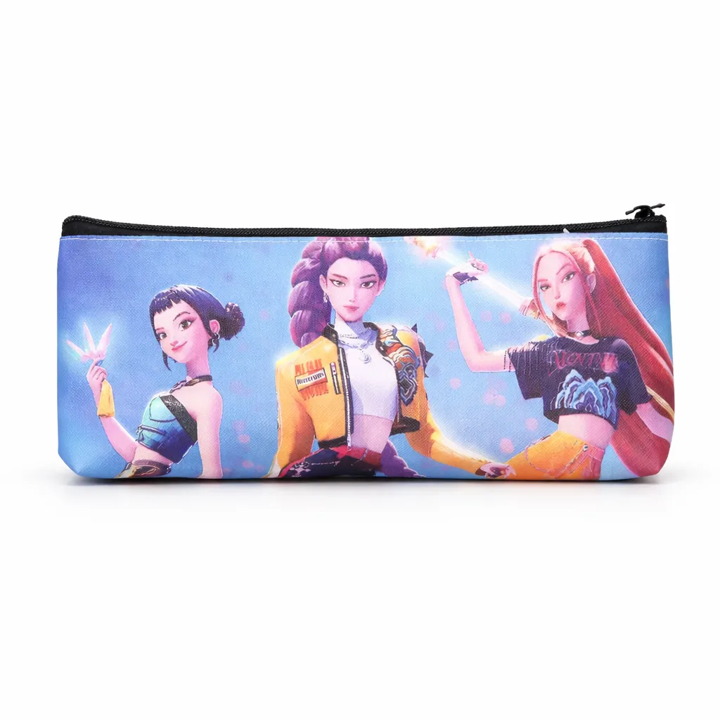 [AE-1005011739127269] Trousse à crayons KPop Demon Hunters zippée