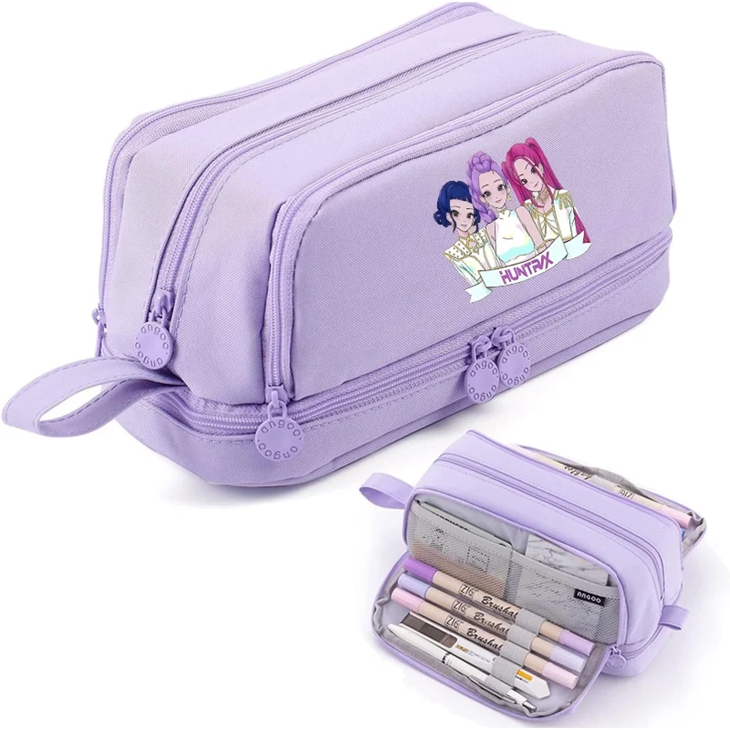 [AE-1005011601748634] Grande trousse mauve HUNTRIX avec 4 compartiments