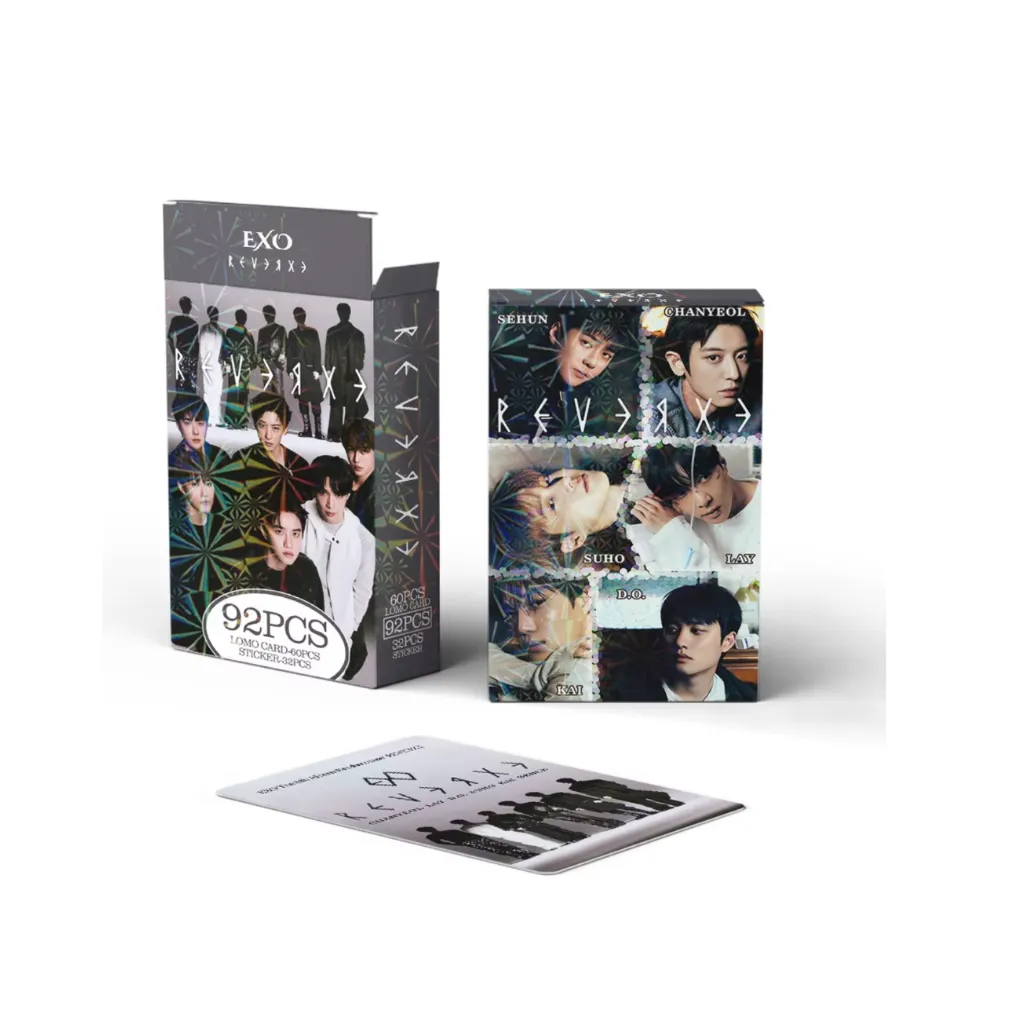 [AE-1005008492708417] 92 pcs Lomo cards Album Reverex - Photocards EXO
