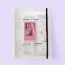 Porte photocard k-pop​ transparent avec 40 cartes photos