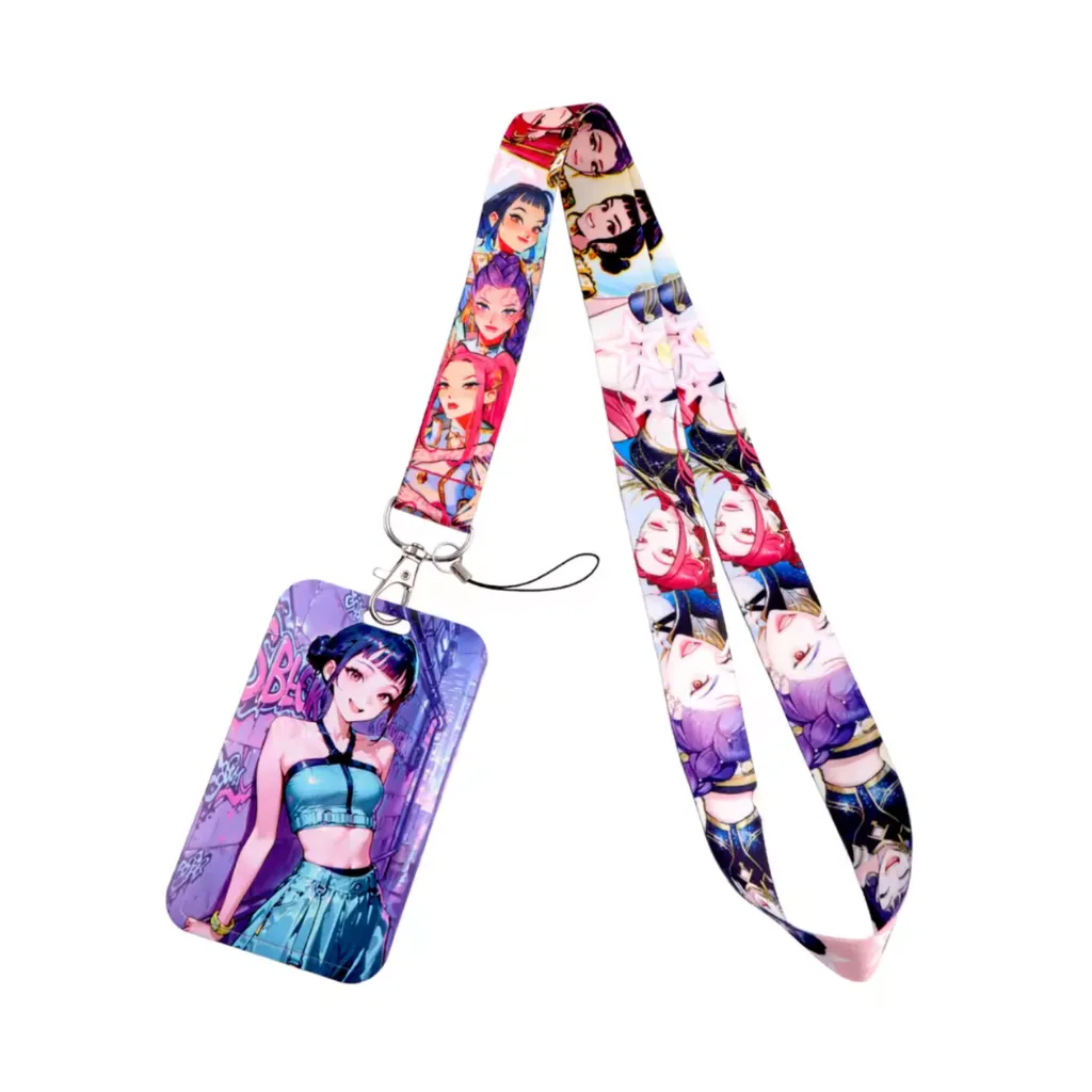 Porte-carte Zoey avec cordon - KPop Demon Hunters