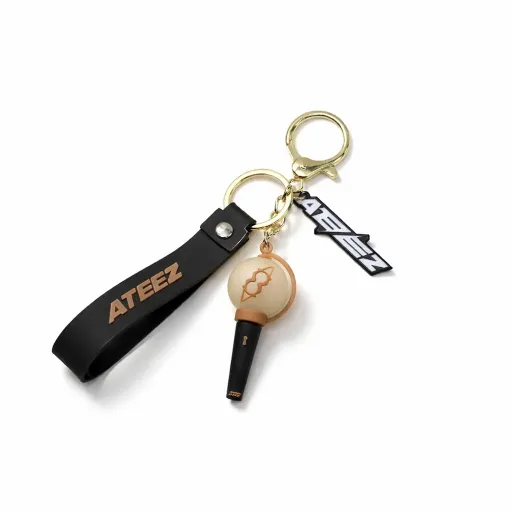Porte-clés mini lightstick ATEEZ logo