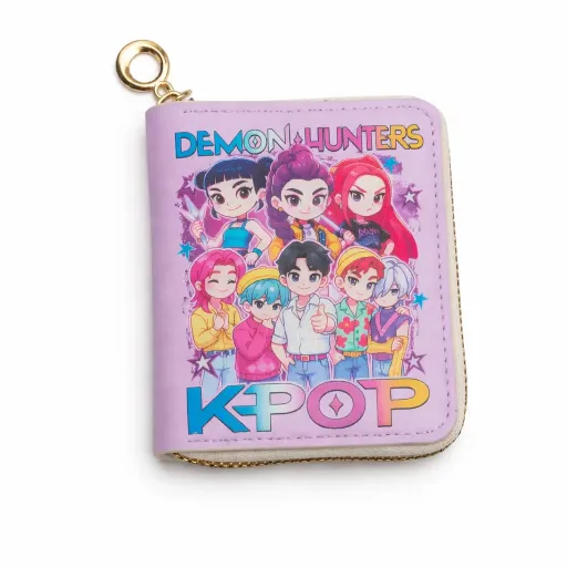 Portefeuille KPop Demon Hunters HUNTRIX x Saja Boys
