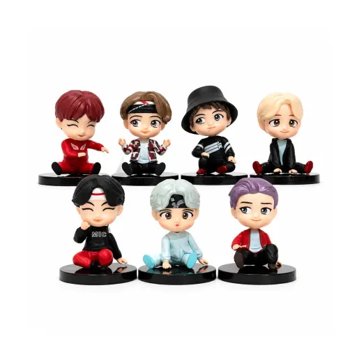 Figurine TinyTAN BTS - Pack complet