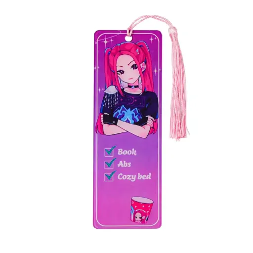 Marque-page Mira Kpop Demon Hunters avec pompon